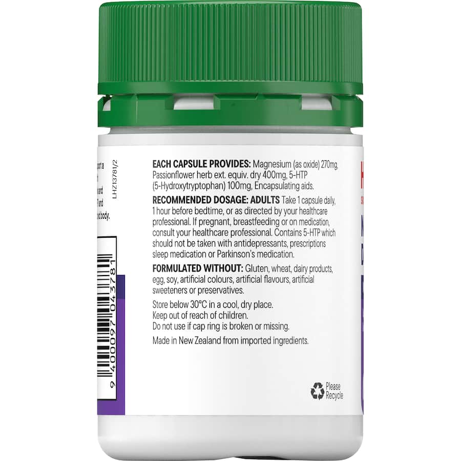 Healtheries Magnesium Deep Sleep Capsules 60pack