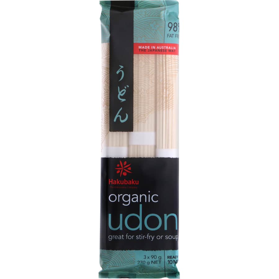 Hakubaku Udon Noodles Organic Packet 270g