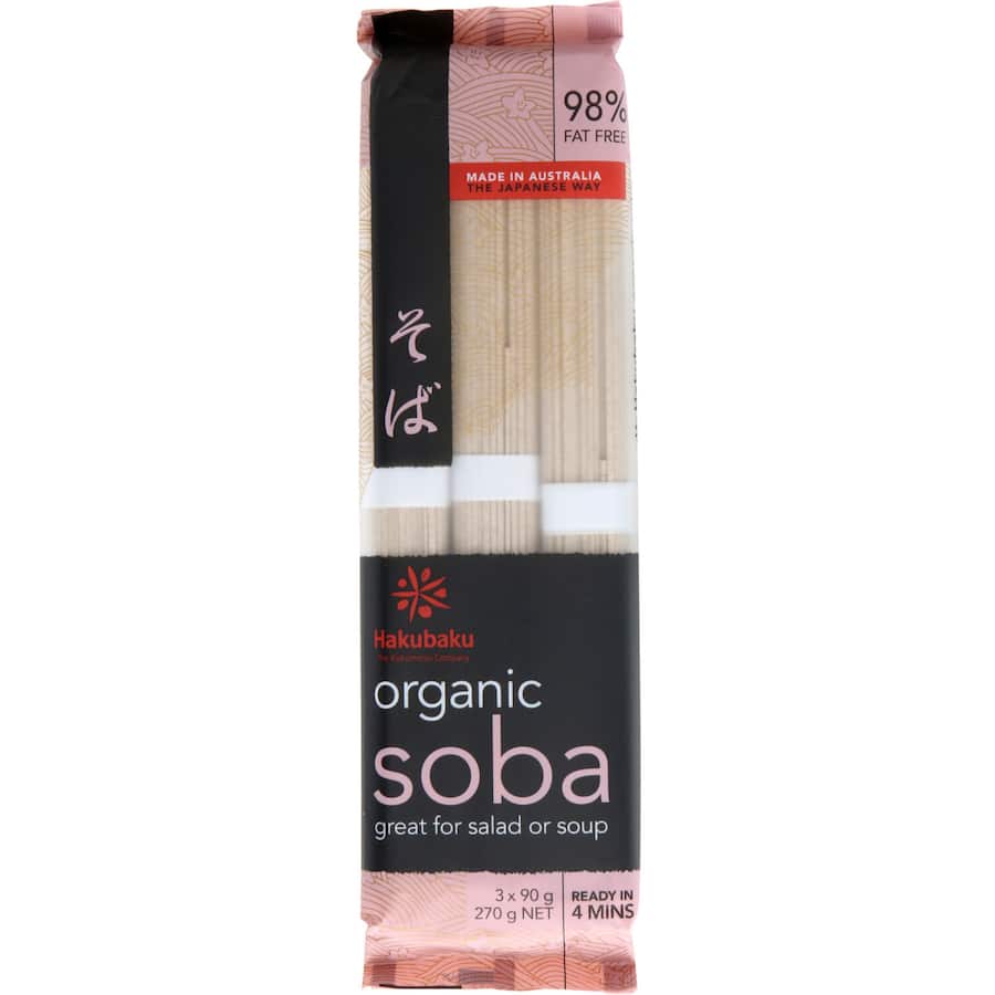 Hakubaku Soba Noodles Organic Packet 270g