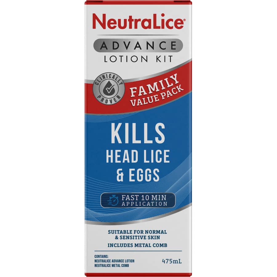 Neutralice Advance Head Lice Treatment Kit 475mL