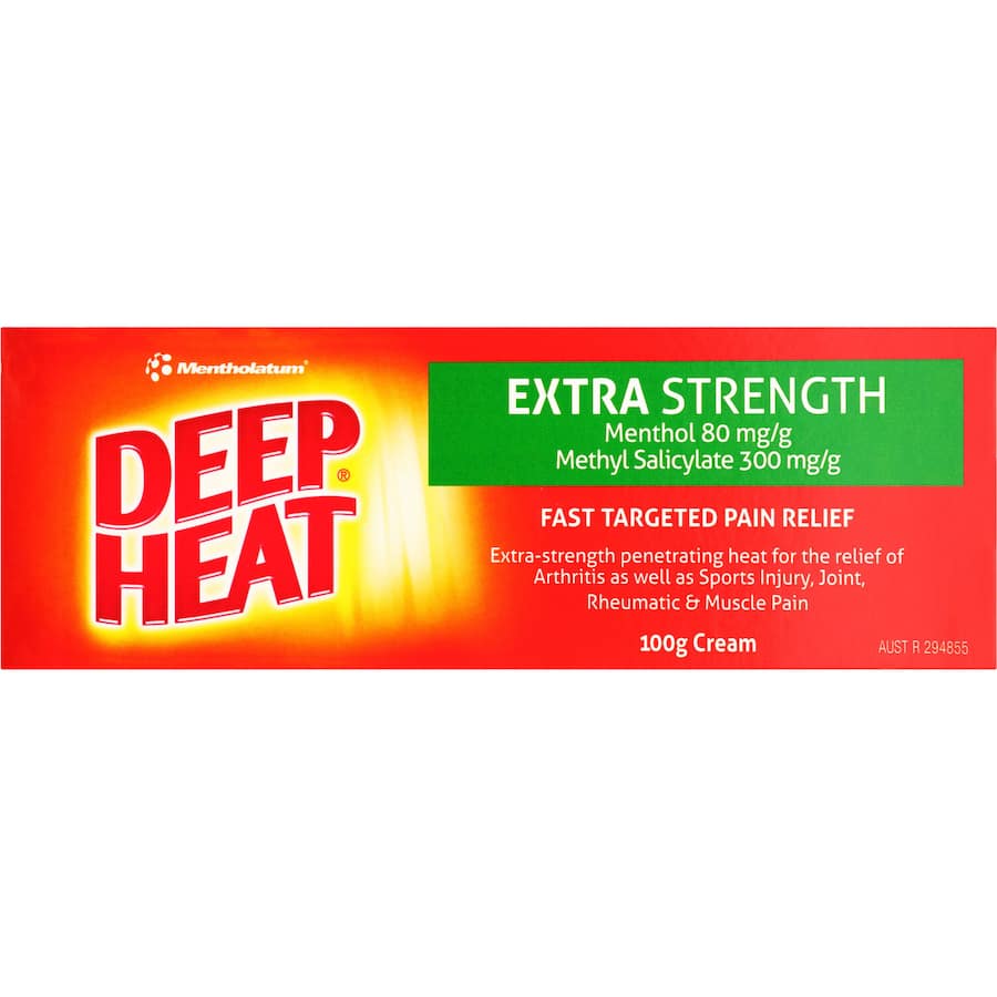 Deep Heat Muscular Rub Extra Strength Cream 100g