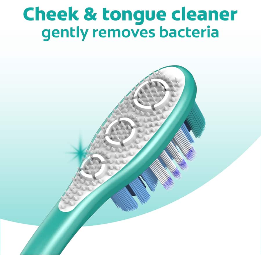 Colgate 360 Whole Mouth Clean Toothbrush Medium Bristles 1pack