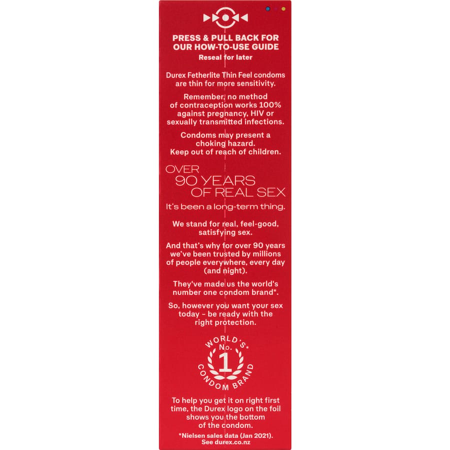 Durex Condoms Fetherlite Thin Feel 12pack