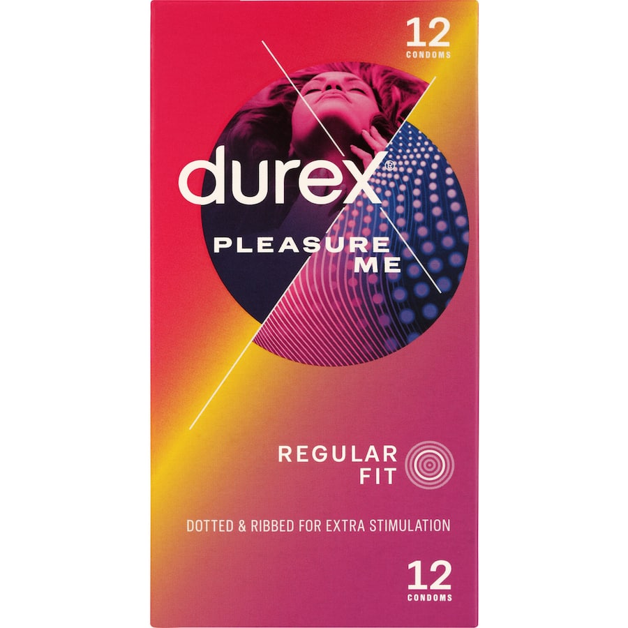 Durex Condoms Pleasure Me With Ribs & Dots 12pack
