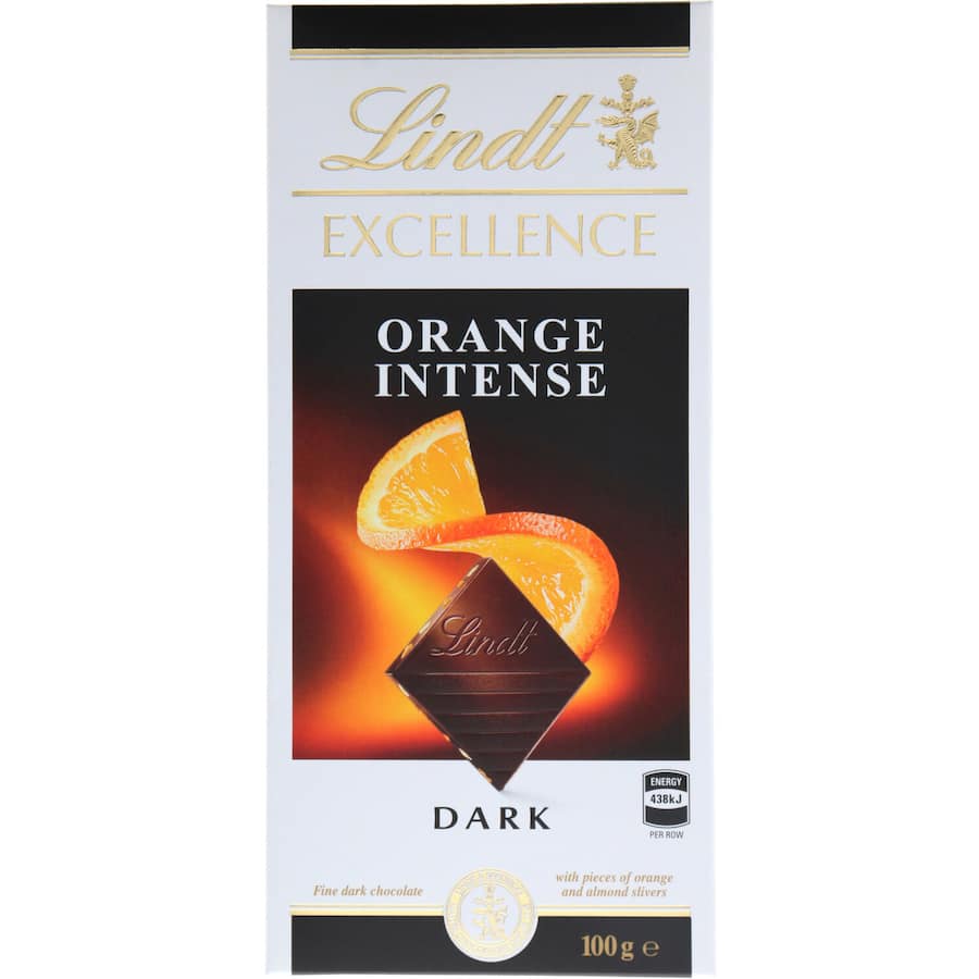 Lindt Excellence Chocolate Dark Orange Intense 100g