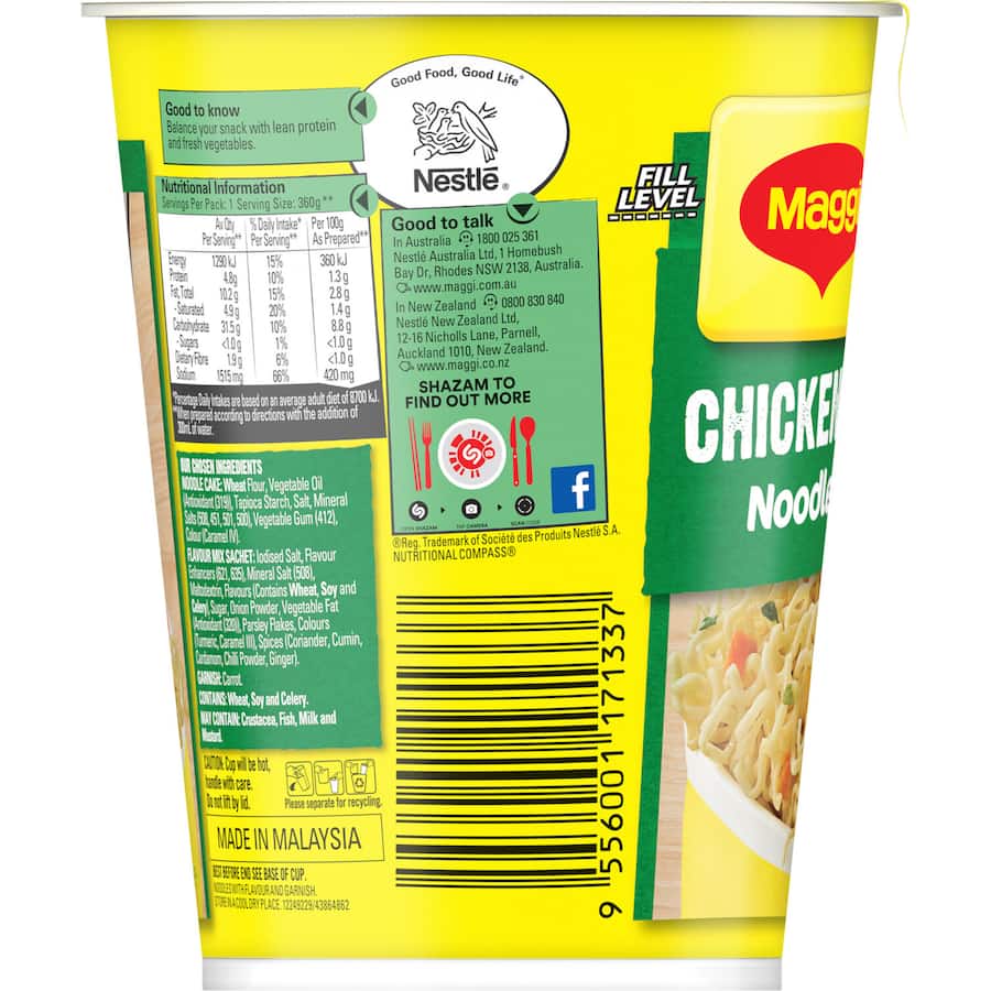 Maggi 2-minute Instant Noodles Chicken Cup Cup 60g