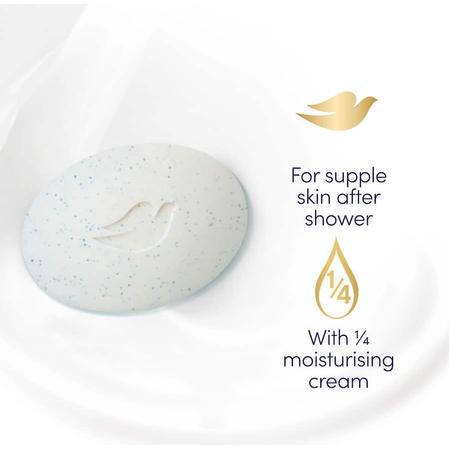 Dove Soap Bar Exfoliating 4x90g
