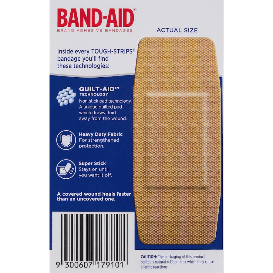 Band Aid Plasters Tough Strips Extra Large 10pack
