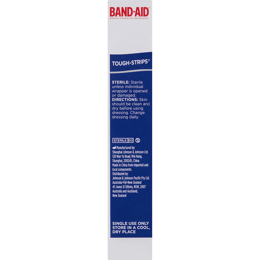 Band Aid Plasters Tough Strips Extra Large 10pack