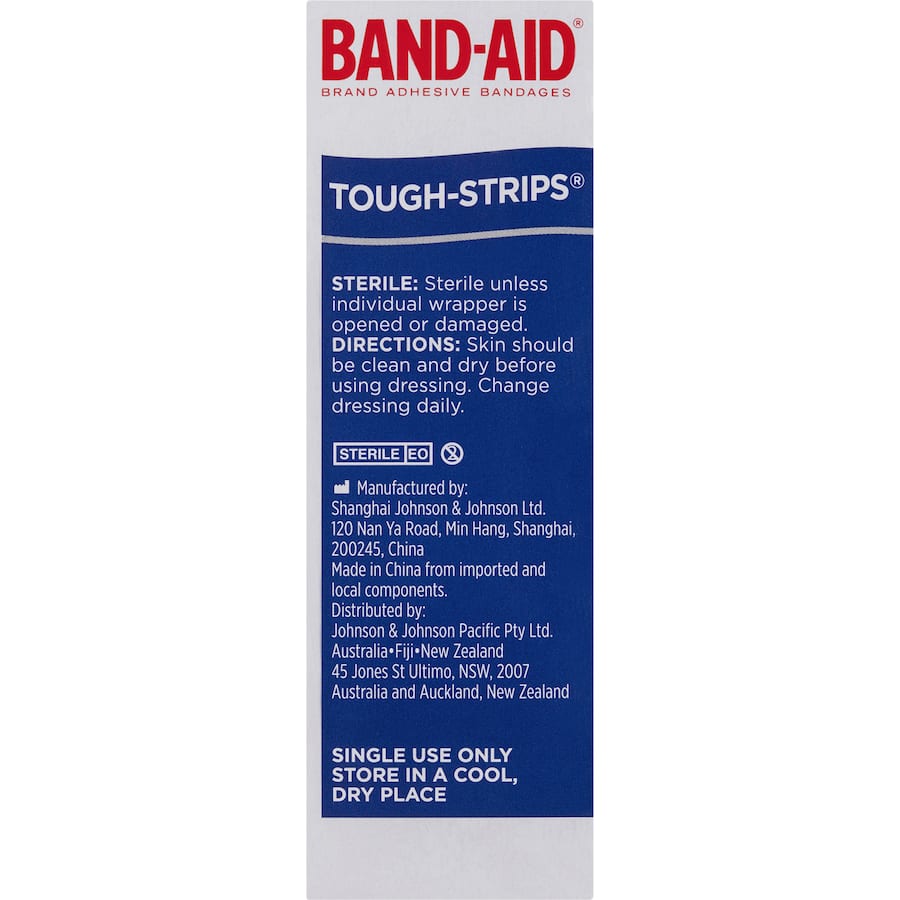 Band Aid Plasters Tough Strips Regular 20pack