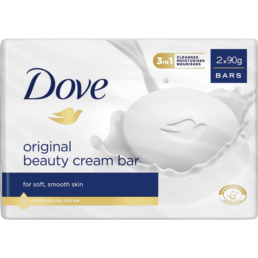 Dove Soap Bar Regular 2x90g