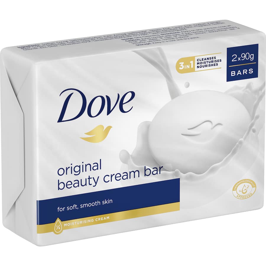 Dove Soap Bar Regular 2x90g