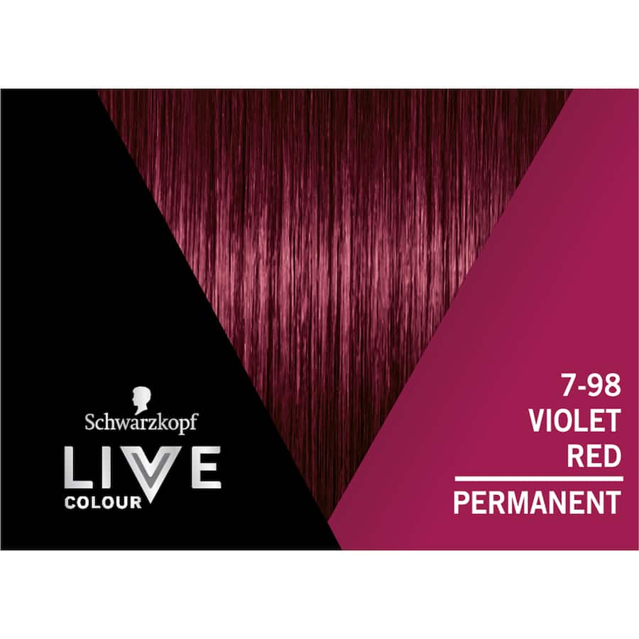 Schwarzkopf Live Colour Permanent Hair Colour Violet Red 1pack