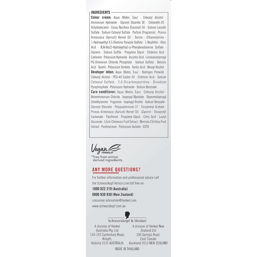 Schwarzkopf Live Colour Permanent Hair Colour Purple