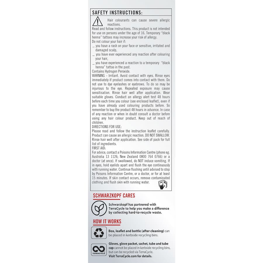 Schwarzkopf Live Colour Permanent Hair Colour Purple