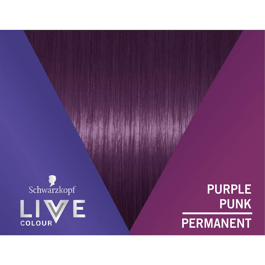Schwarzkopf Live Colour Permanent Hair Colour Purple