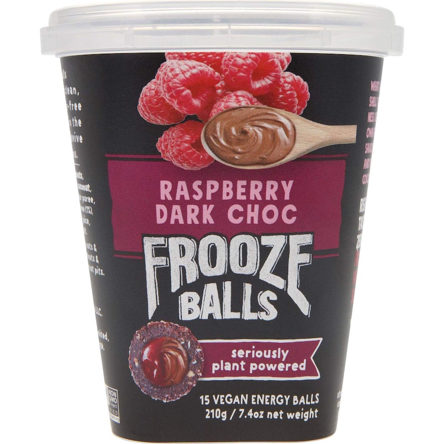 Frooze Balls Snack Balls Raspberry Dark Chocolate 210g