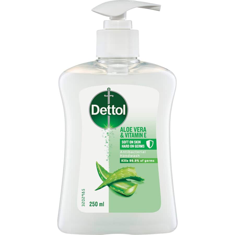 Dettol Liquid Hand Wash Aloe Vera And Vitamin E Pump 250mL
