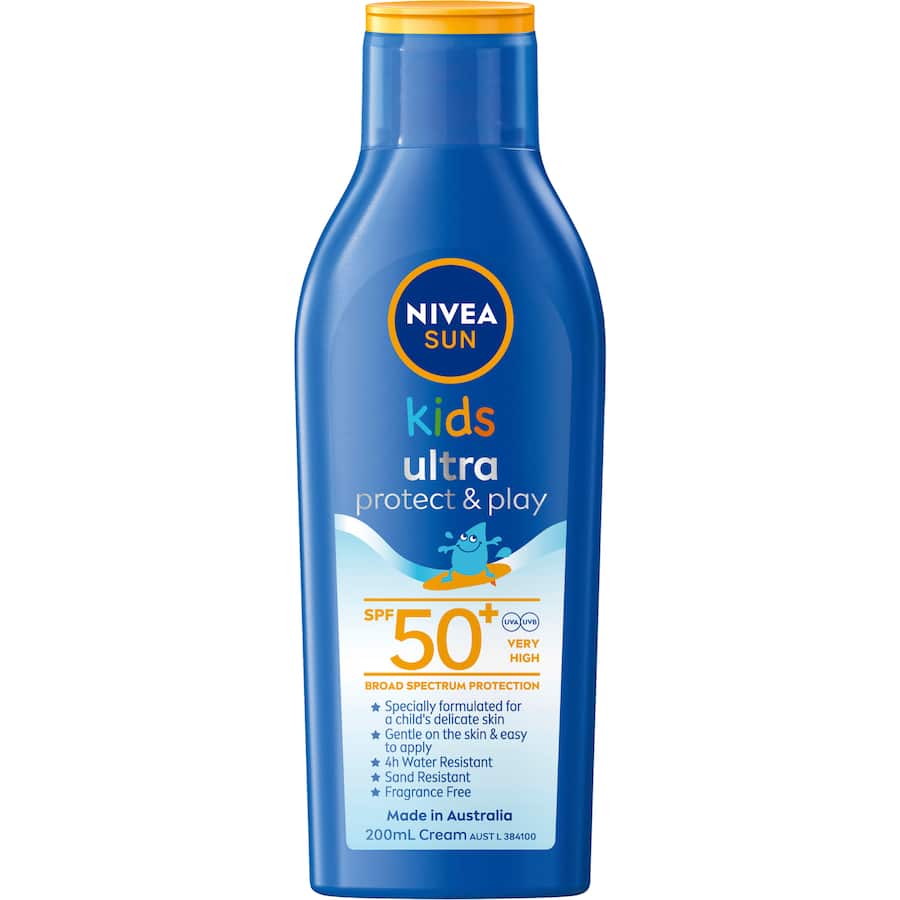 Nivea Sun Kids Sunscreen Ultra Protect & Play Spf 50+ 200mL