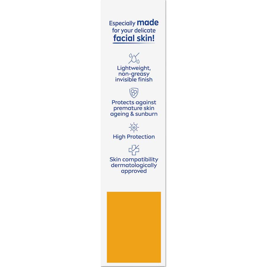 Nivea Sun Sunscreen Uv Face Sensitive Spf 50 50mL