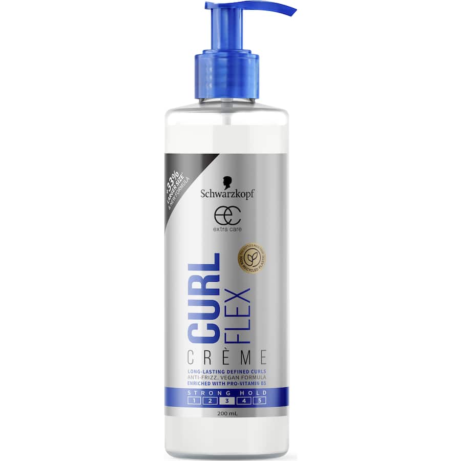 Schwarzkopf Extra Care Curl Flex Creme Strong Hold 200mL