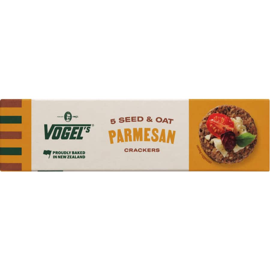 Vogel's Crackers 5 Seed Oat Parmesan 110g