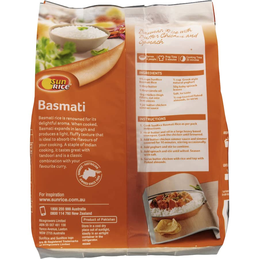 Sunrice Basmati Rice 1kg