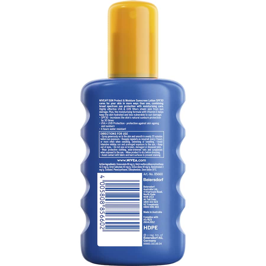 Nivea Sun Sunscreen Spray Spf 30+ 200mL