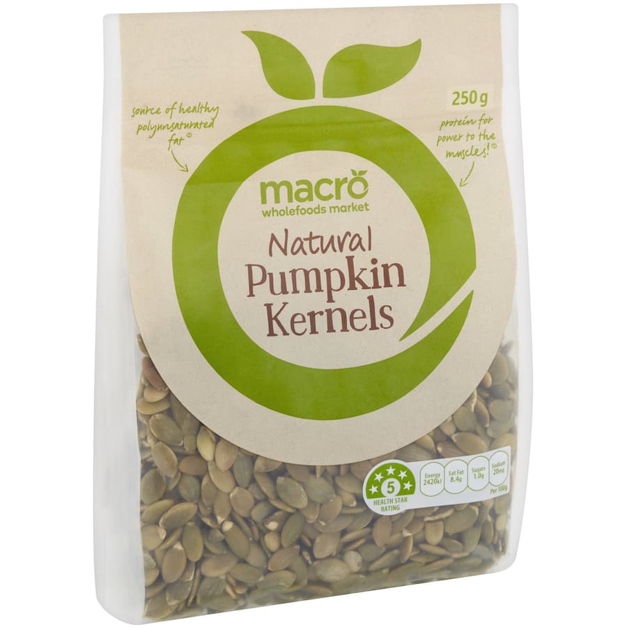 Macro Pumpkin Seeds Natural Kernels 250g