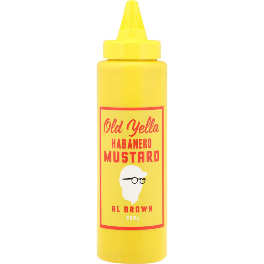 Al Brown Old Yella Habanero Mustard  250g