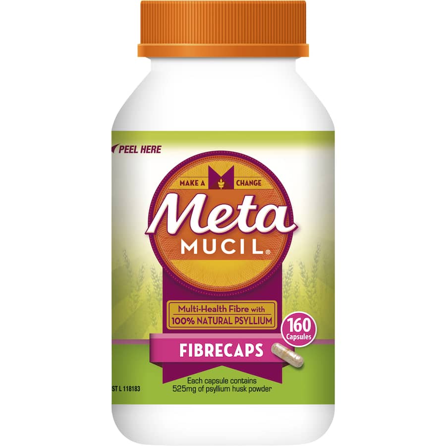 Metamucil Dietary Supplement Fibrecaps Capsules 160pack