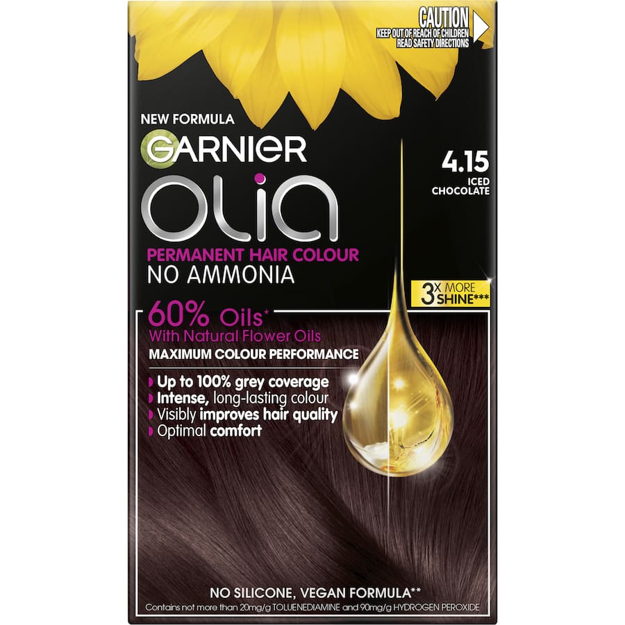 Garnier Olia Hair Colour Iced Chocolate 4.15 1pack