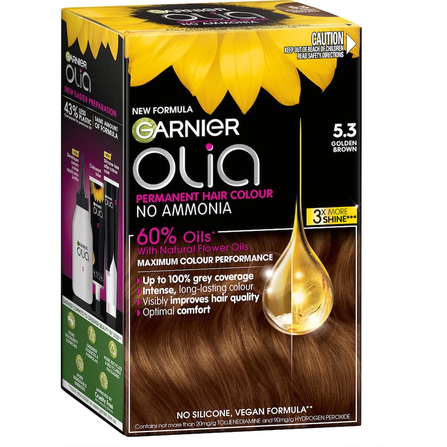 Garnier Olia Hair Colour Golden Brown 5.3 1pack