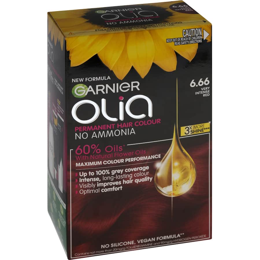 Garnier Olia Hair Colour Very Intense Red 6.66 1pack