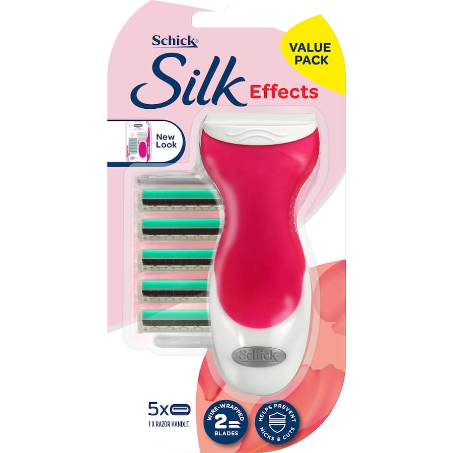 Schick Silk Effects Hybrid System Razor Kit Value Pack 1pack