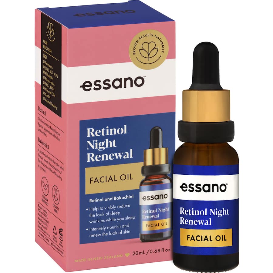 Essano Facial Oil Retinol Night Renewal 20mL