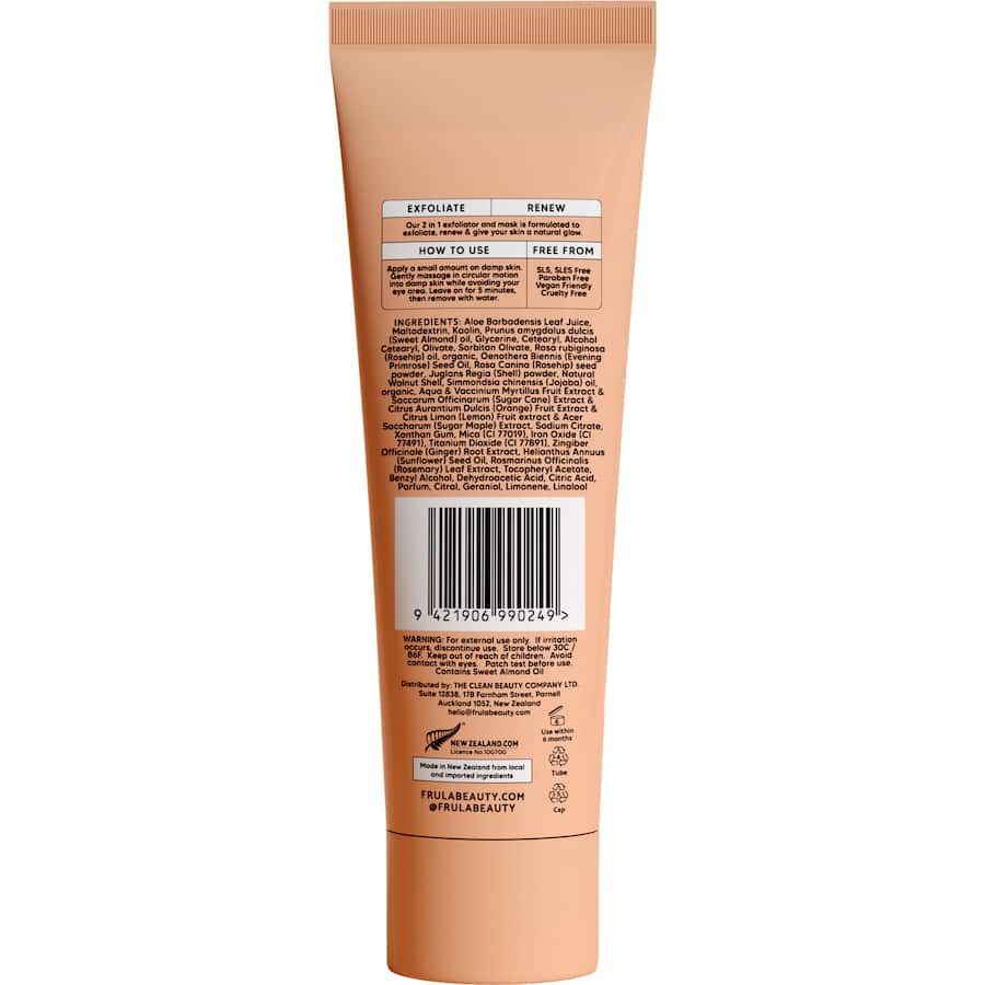 Frula Face Exfoliator Vitamin C Brightening 100mL