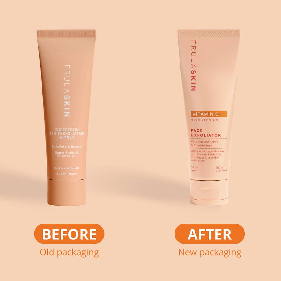 Frula Face Exfoliator Vitamin C Brightening 100mL