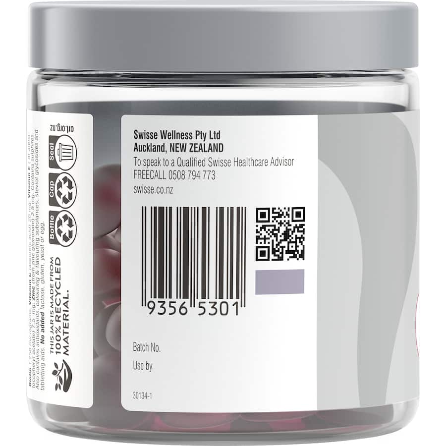 Swisse Hair Skin And Nail Gummies 50ea