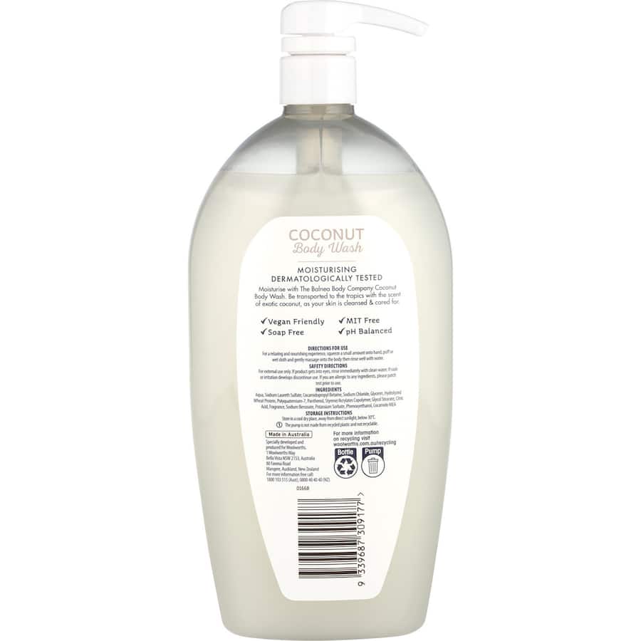 Balnea Body Wash Coconut 1L