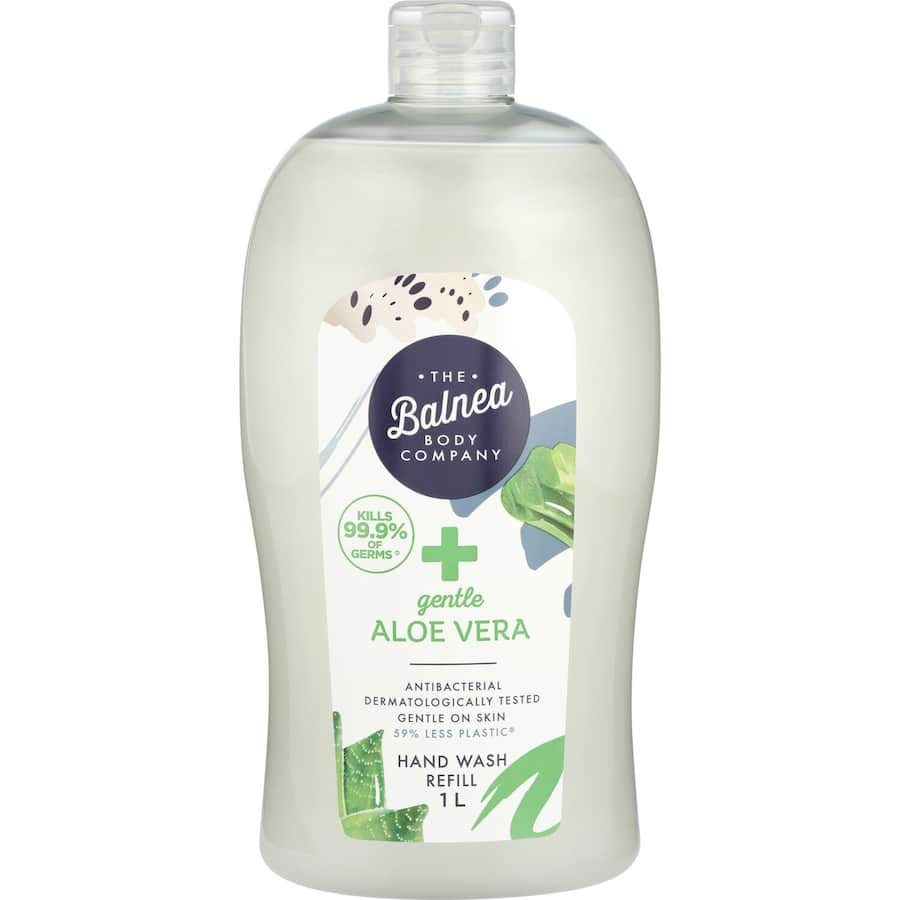 Balnea Hand Wash Refill Aloe Vera Antibacterial 1L