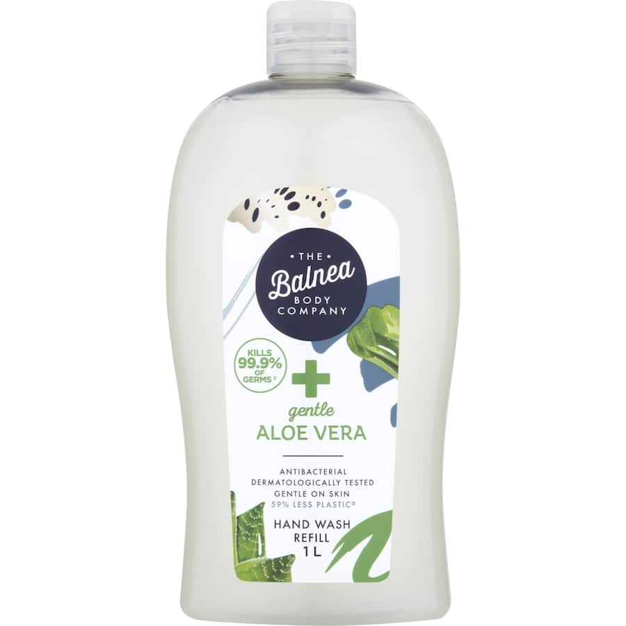 Balnea Hand Wash Refill Aloe Vera Antibacterial 1L