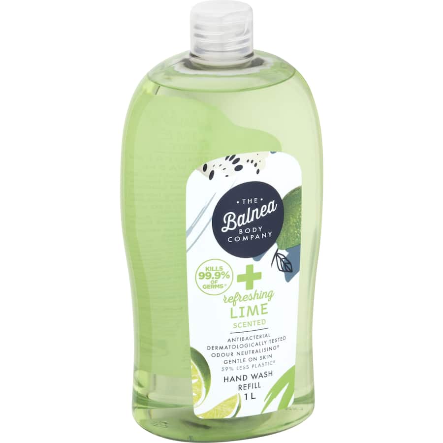 Balnea Hand Wash Refill Lime Antibacterial 1L