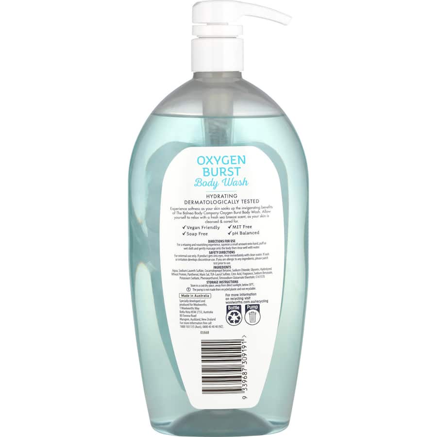 Balnea Body Wash Oxygen Burst 1L