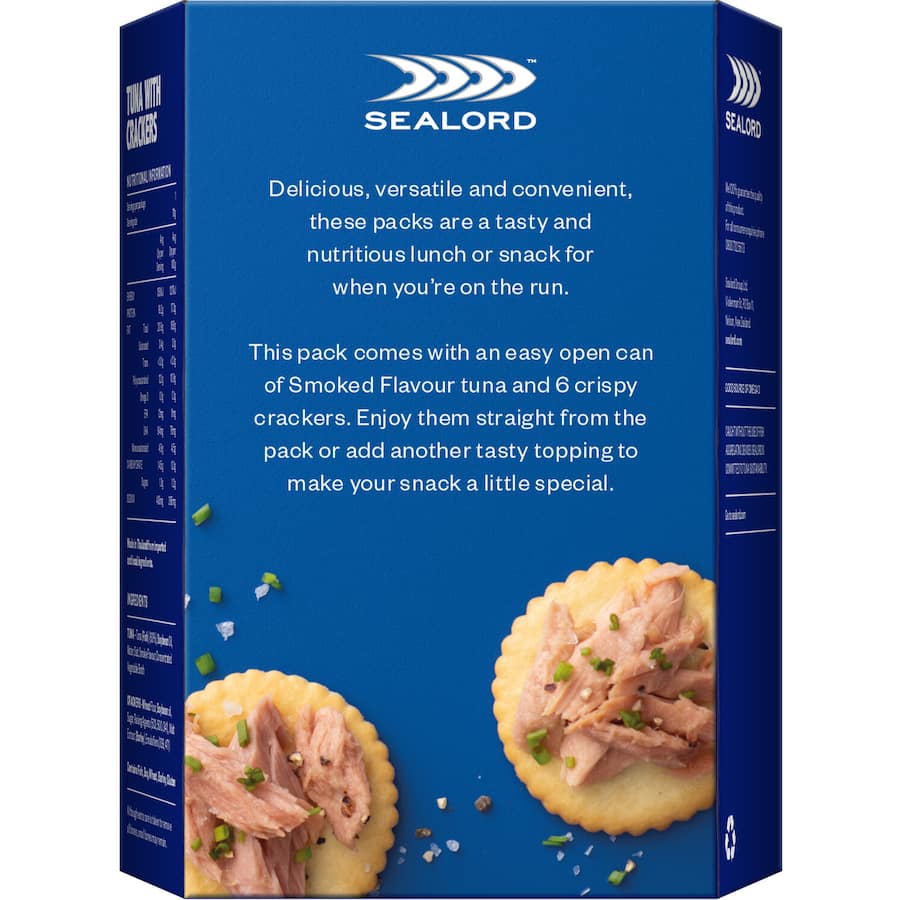 Sealord Tuna & Crackers Smoked Flavour (6 crackers) 111g