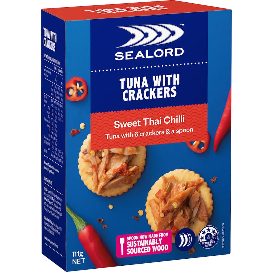Sealord Tuna & Crackers Thai Chilli (6 crackers) 111g
