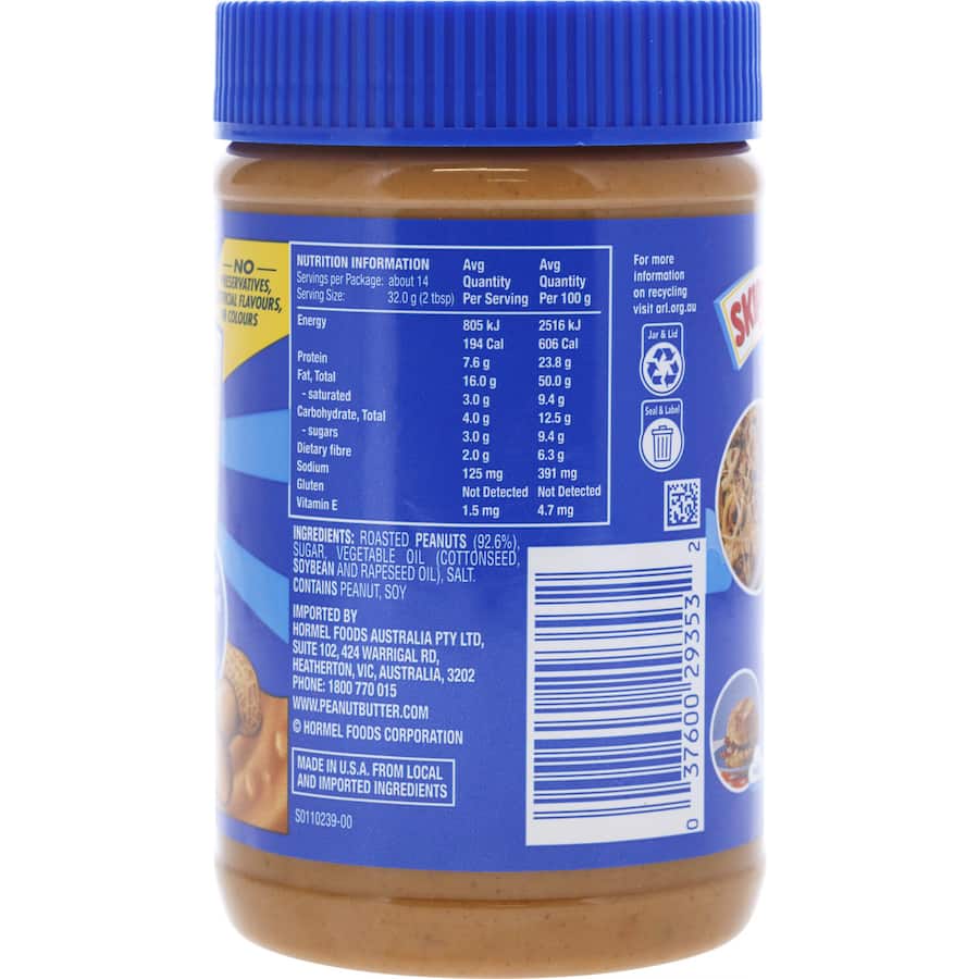Skippy Peanut Butter Super Chunk 462g