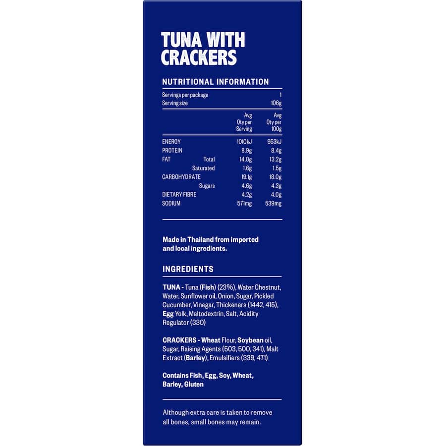 Sealord Tuna & Crackers Original (6 crackers) 106g