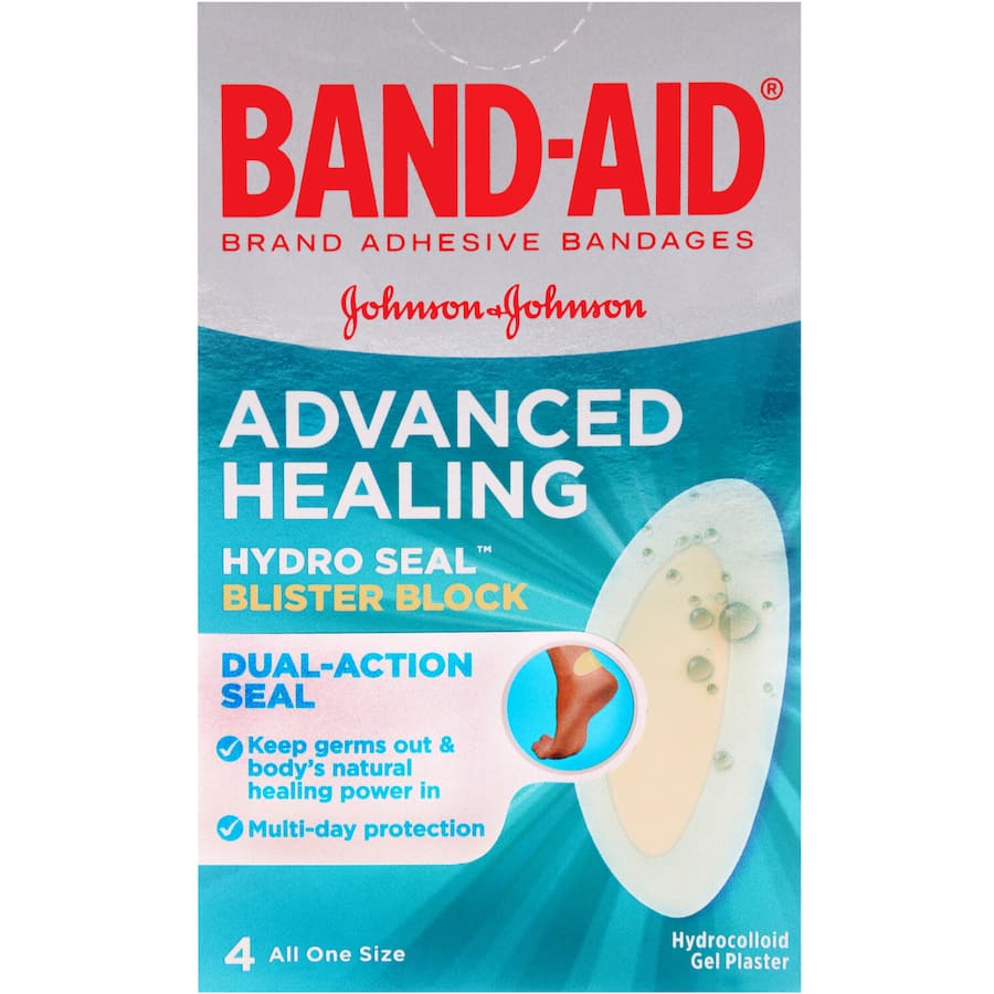 Band Aid Plasters Advanced Healing Blister 4pack