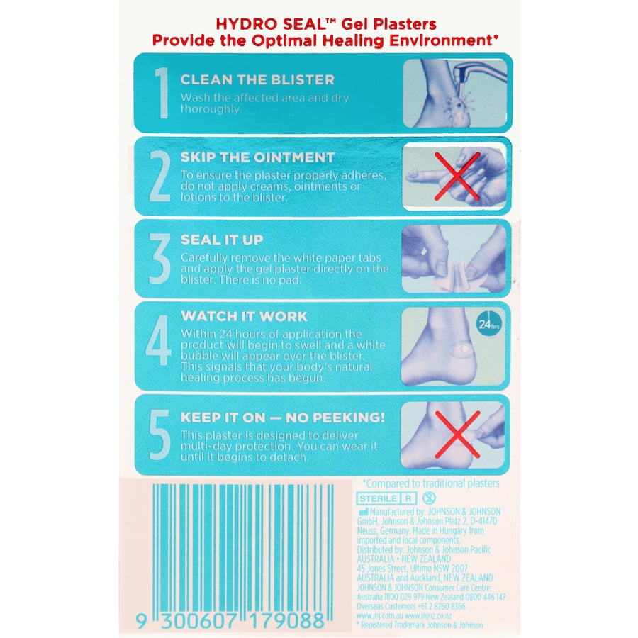 Band Aid Plasters Advanced Healing Blister 4pack